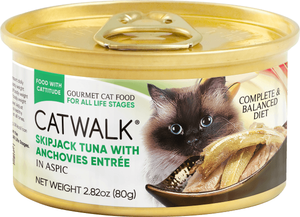 Catwalk鰹吞拿魚 + 鯷魚主食罐