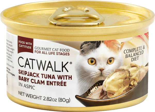 Catwalk鰹吞拿魚 + 蜆肉主食罐