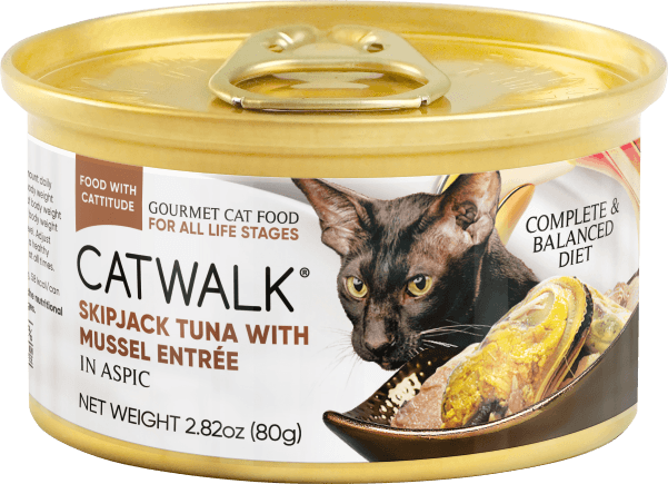 Catwalk鰹吞拿魚 + 青口主食罐