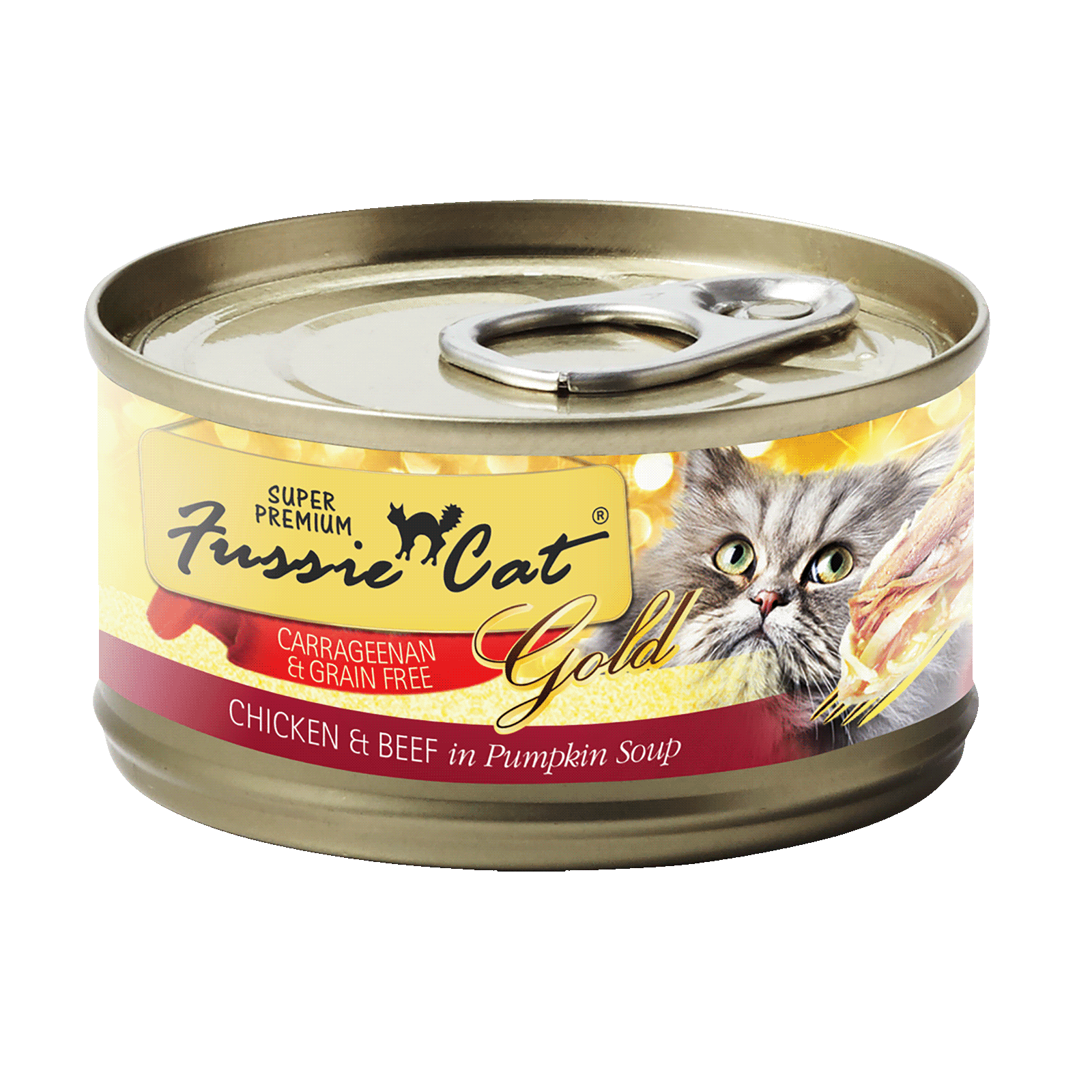 Fussie Cat高竇貓金鑽雞肉加牛肉全齡貓主食高湯罐