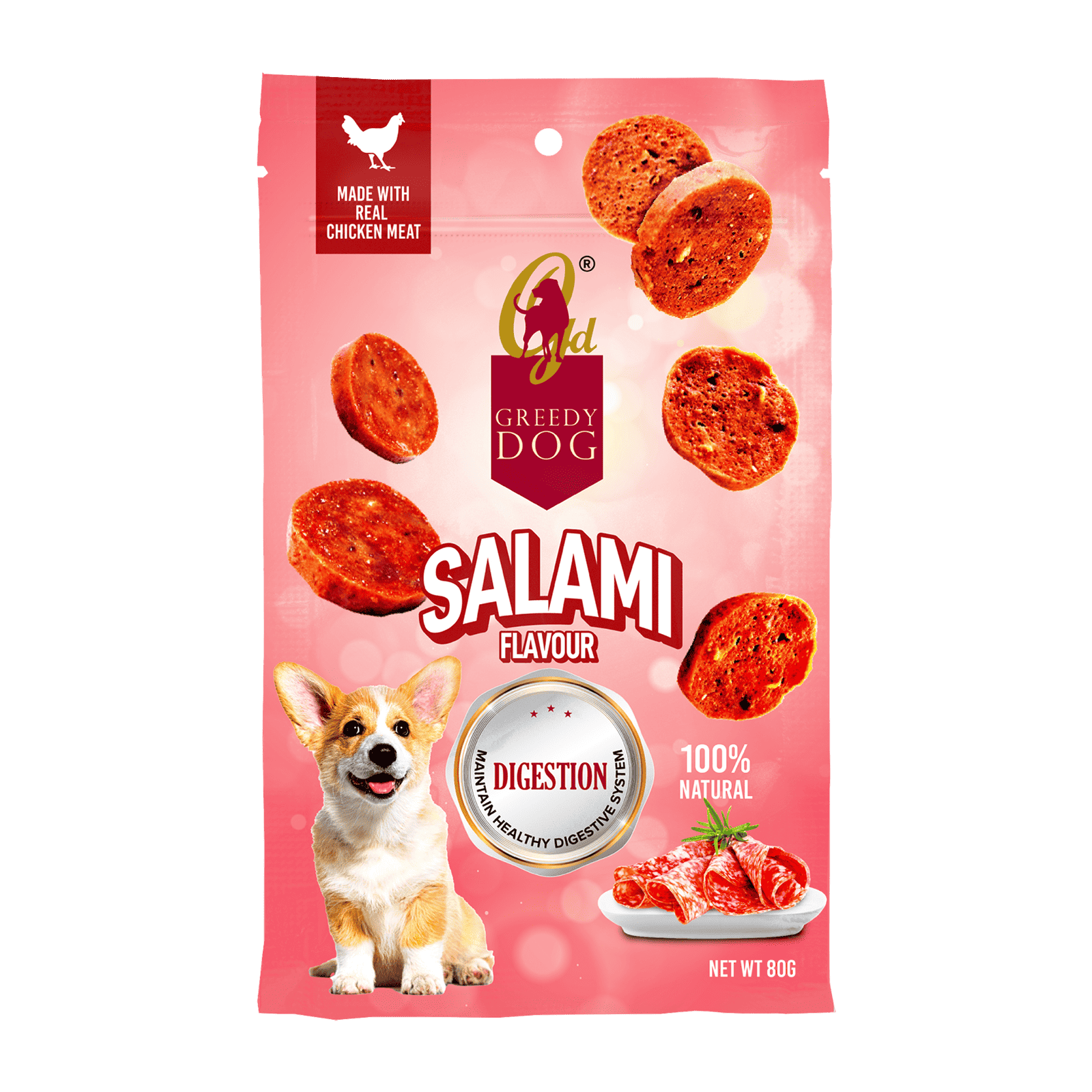 Greedy Dog純天然小食：莎樂美腸