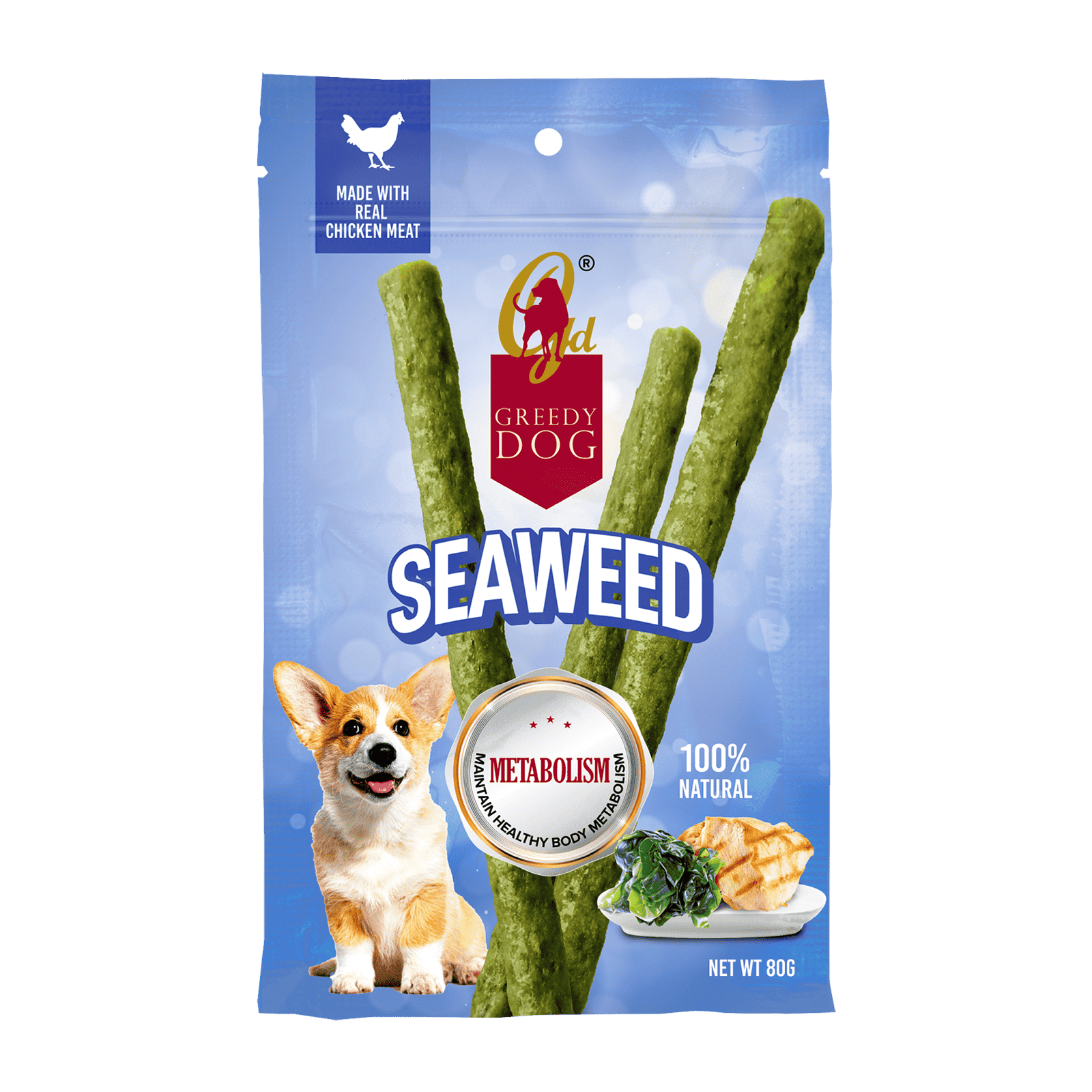 Greedy Dog純天然小食：海藻味