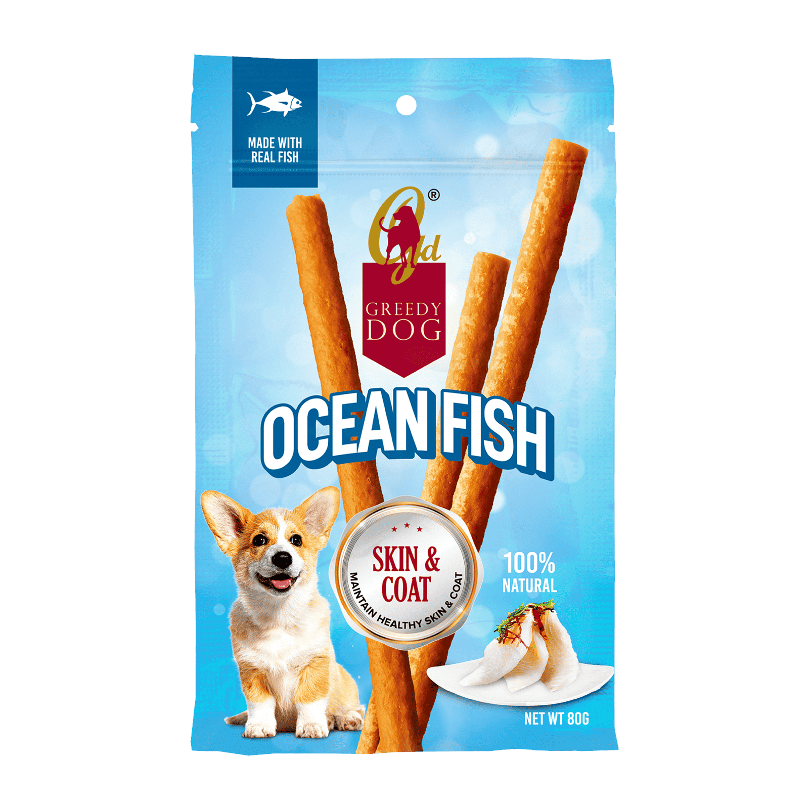 Greedy Dog純天然小食：海洋魚味