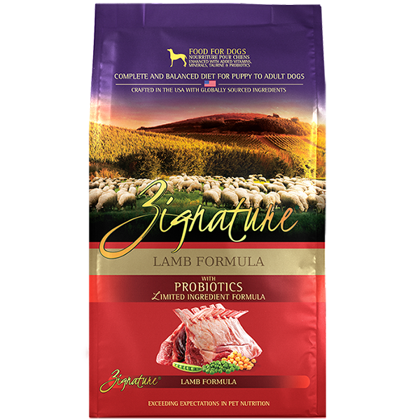 Zignature超越全犬種無穀物純天然狗糧：羊肉配方