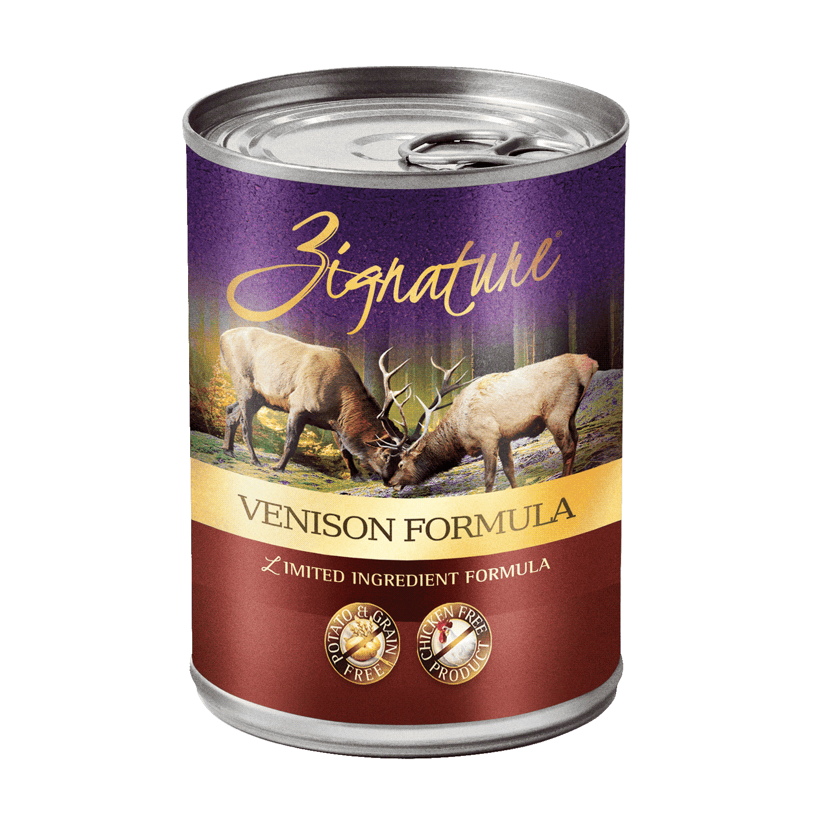Zignature超越純天然狗罐頭：鹿肉配方