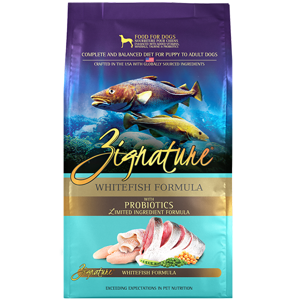 Zignature超越全犬種無穀物純天然狗糧：白魚配方